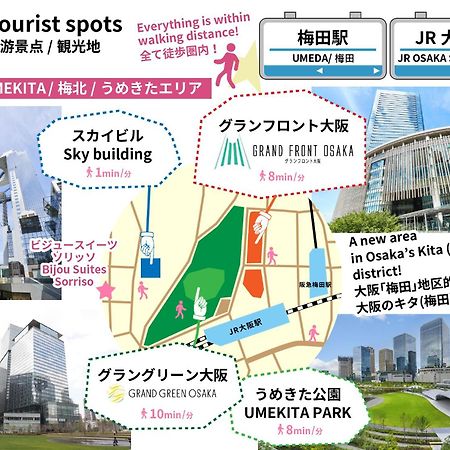 Bijou Suites Sorriso Osaka Exterior foto
